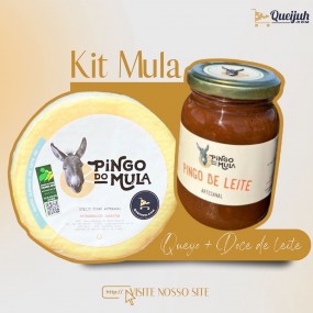 Kit Mula - Queijo + Doce de Leite Pingo do Mula