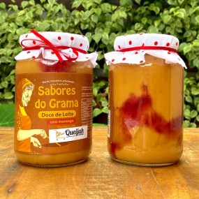 Doce de Leite Sabores do Grama - Com Morango 700g